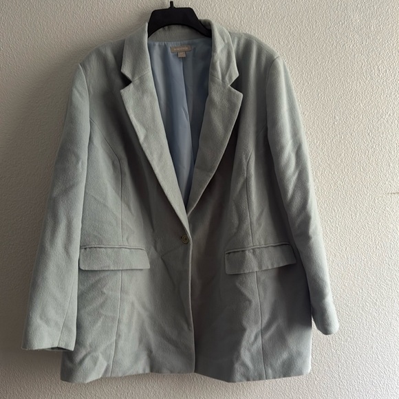 Nordstrom cloudy blue Blazer Lightweight Contemporary Fit size 22W